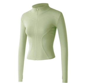 Women’s Slim Fit Stretchy Workout Track Jacket